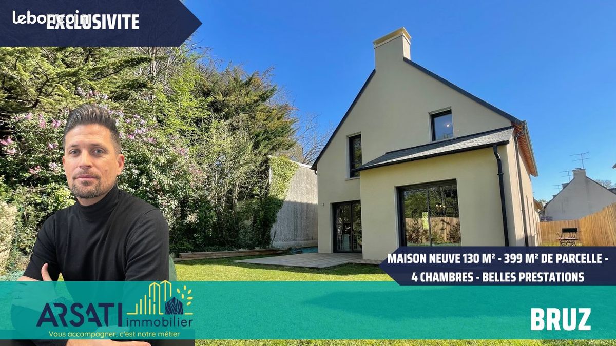 Maison 6 pièces 130 m² · à Bruz · 130 m² · 454 000 €