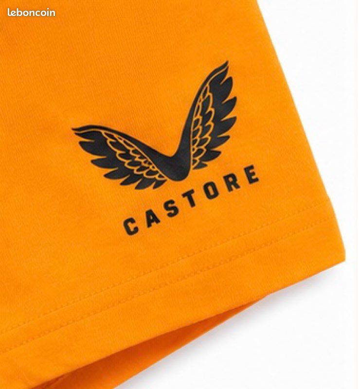 T-shirt officiel McLaren Formula 1 Team Castore orange – Taille M – Neuf avec étiquette (image 5)