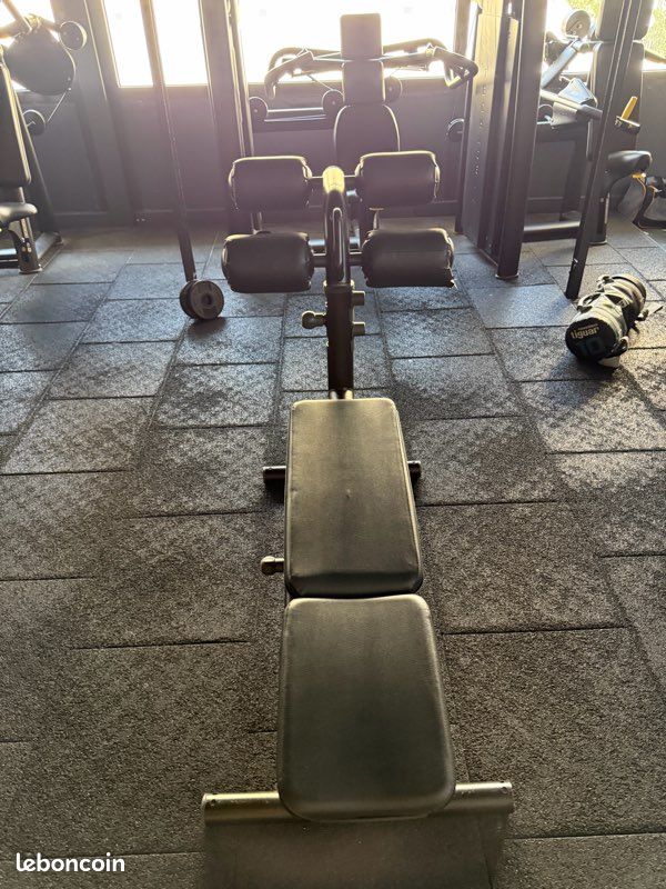 Dalles De Sol Caoutchouc Noir Pour Salle De Gym - Lot Grade D 50x50x2 Cm