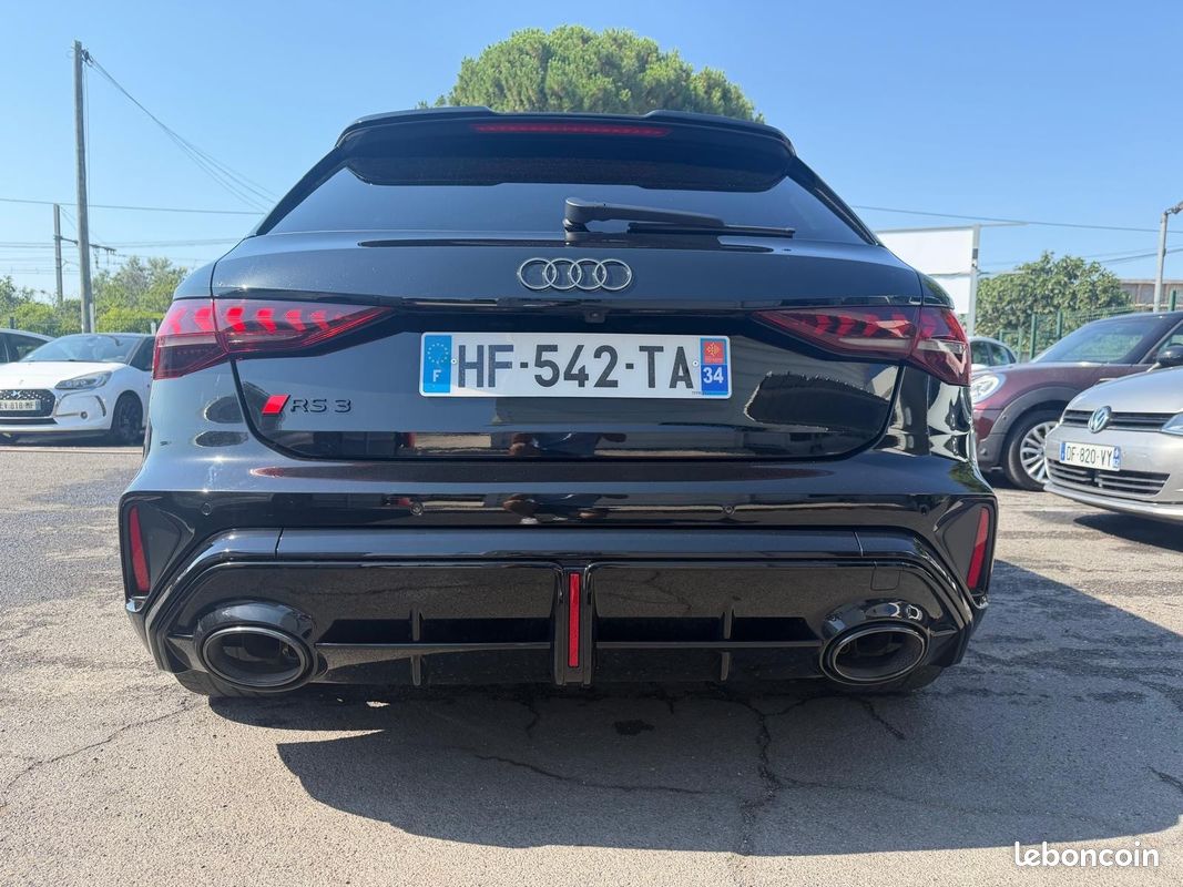 Audi RS3 SPORTBACK 2.5 TFSI 400CV quattro S-tronic 7 CARTE GRISE FRANCAISE (8900 KMS) (image 3)