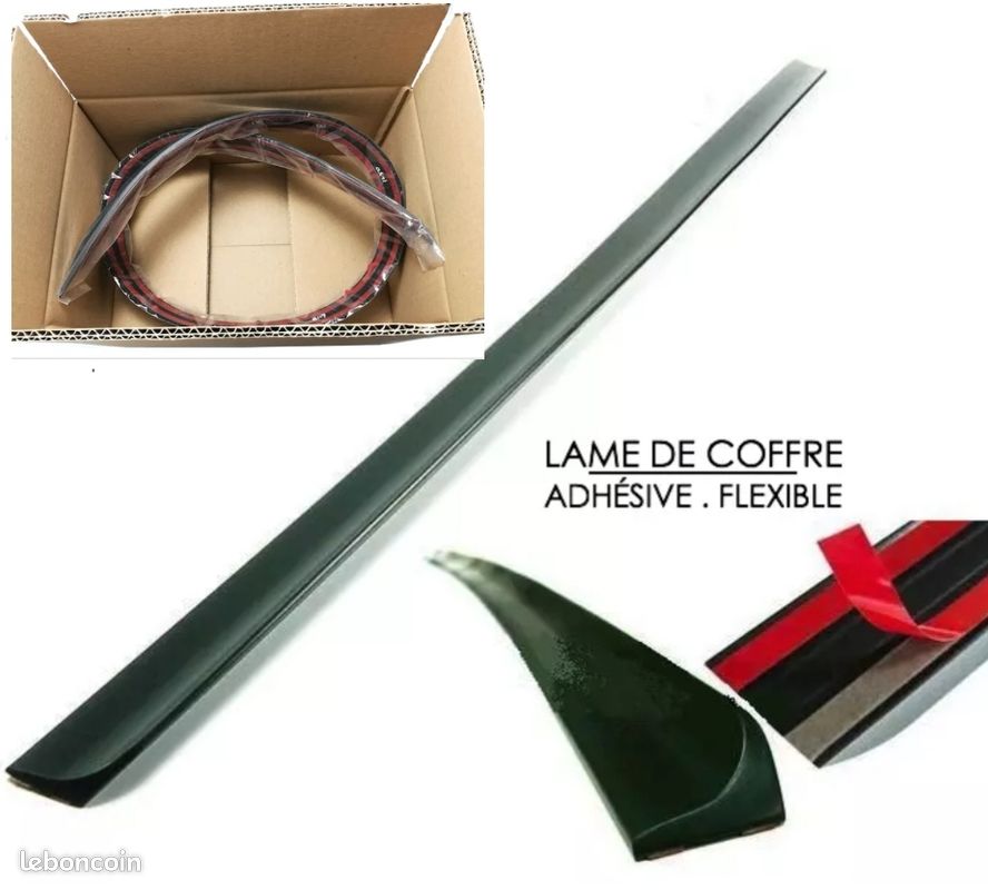 SPOILER LEVRE COFFRE LAME MALLE HAYON ADHESIF SPORT BECQUET AILERON pour CITROEN C4 COUPE 2004-2010 HDi THP VTi VTs (image 3)