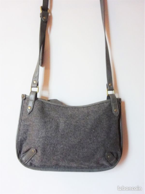 Sac gris Monoprix (image 4)
