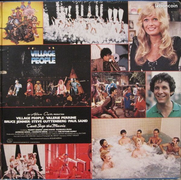 Disque Vinyle 33T LP : Village People – Can't Stop The Music - Bande Originale Du Film (image 3)