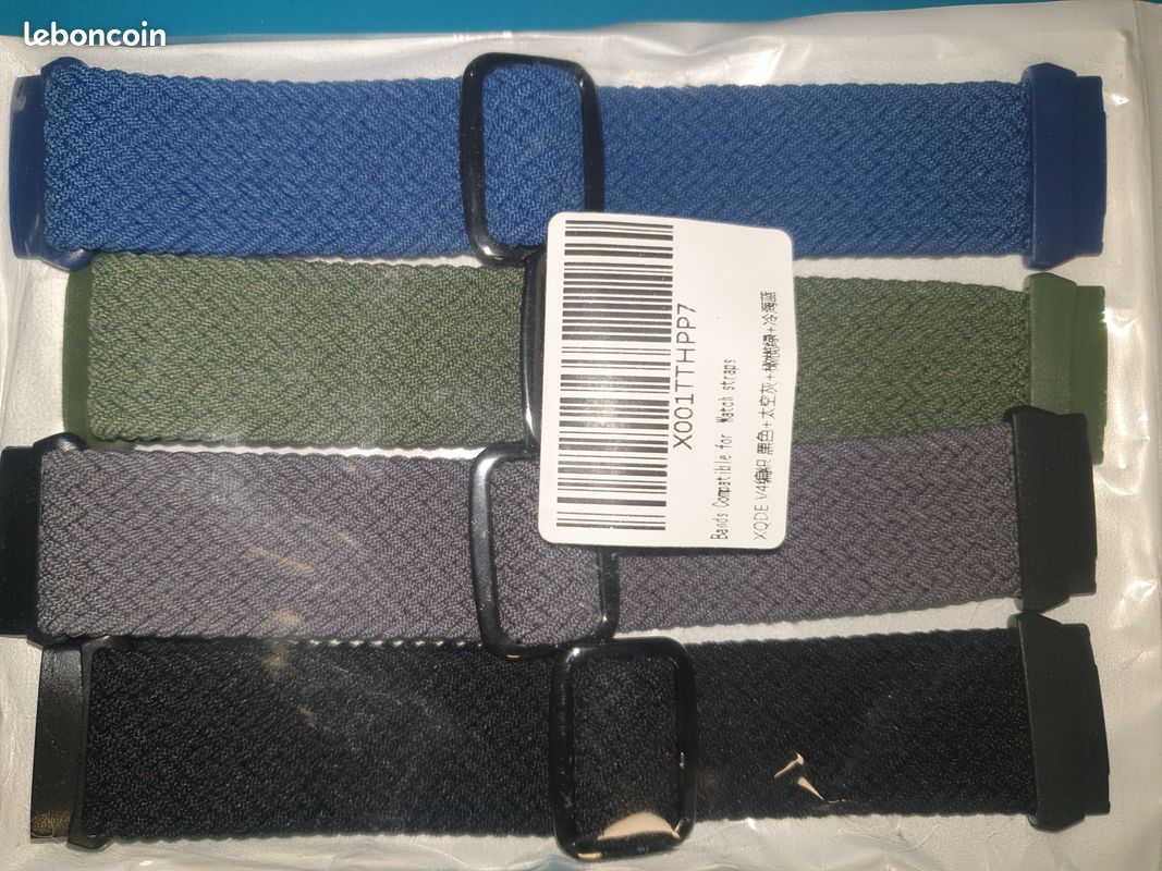 Lot de 4 bracelets pour montre connectée (Apple Watch) (image 1)