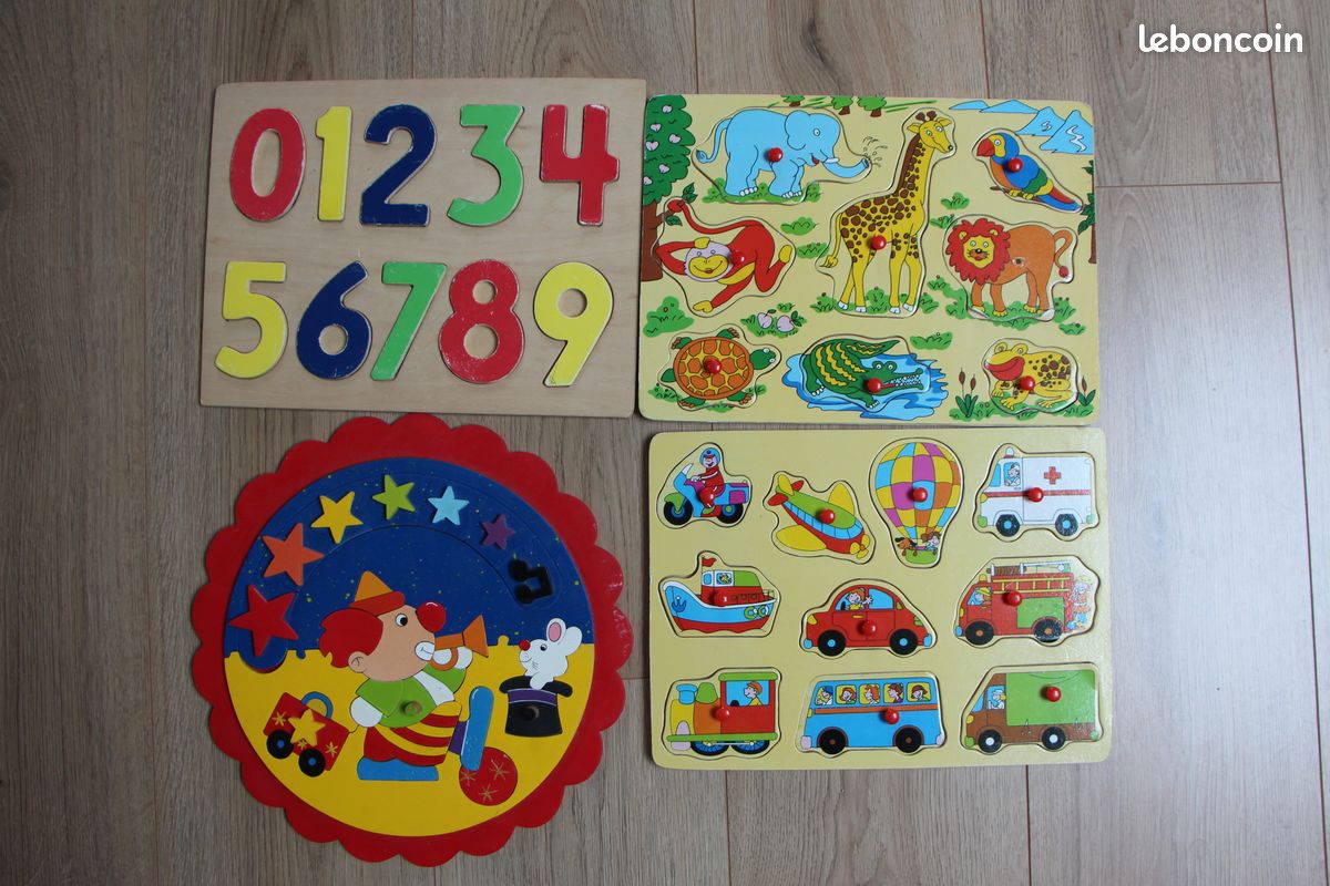 Jeux jouet bois puzzle playmobil calendrier doudous (image 5)