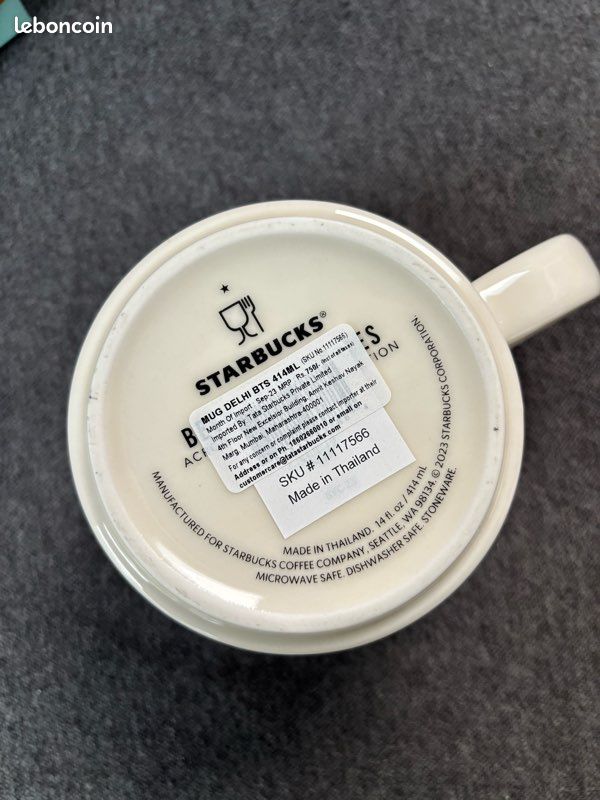 Tasse Mug Starbucks Delhi (image 5)