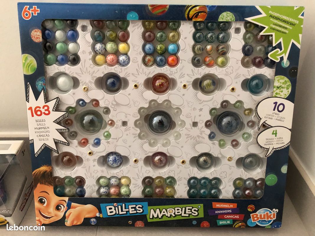 COFFRET DE BILLES PLATES - MERLINPINPIN