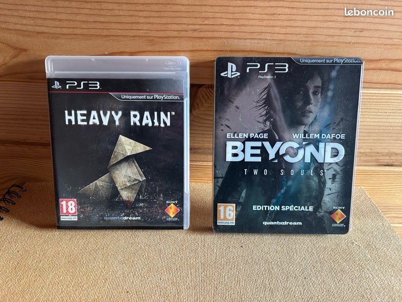 Lot Beyond Two Souls Edition Spéciale - Heavy Rain - PS3 (image 1)