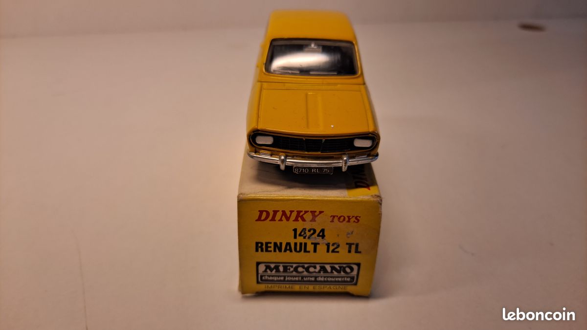 Dinky Toys Renault 12 TL - Réf 1424 Spain - Boîte D'origine - Miniature Collection