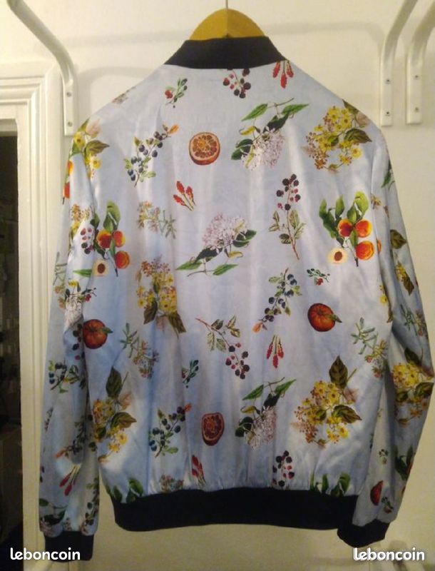 Blouson bomber satine zara neuf (image 3)