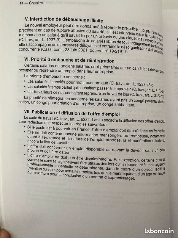 Le droit du travail en schémas (image 13)