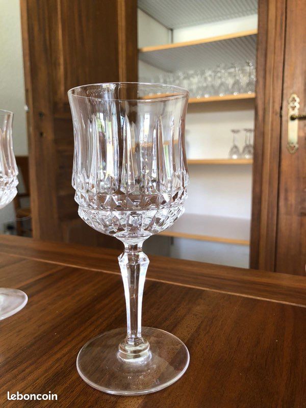 11 Verres à vin Cristal de Sèvre (image 1)