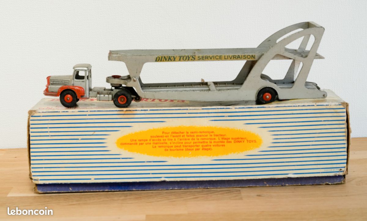 Dinky Supertoys 1:43 Unic Camion Porte-Voitures N°39A - À Réparer - France