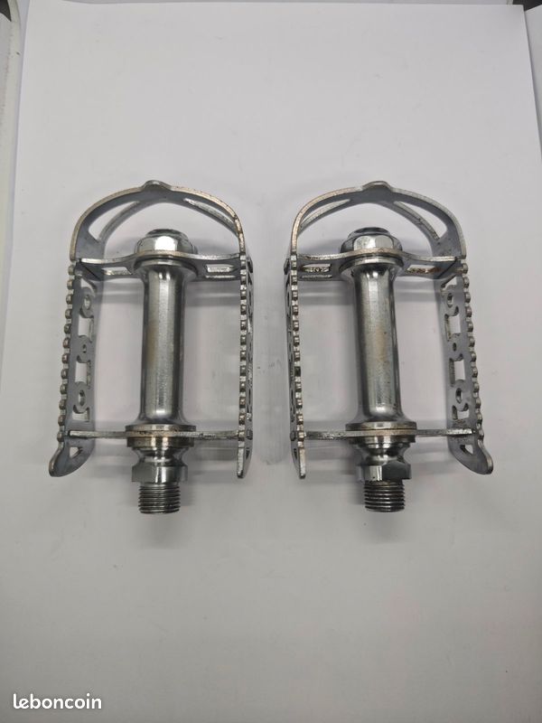 Pédales en acier Lyotard 36 pour vélo vintage 1960-1970