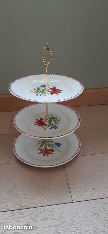 Serviteur à gâteau DIGOIN 3 étages (image 1)