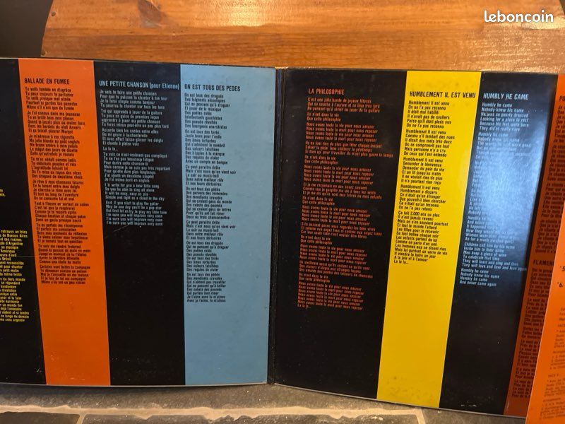 Vinyle 33T - Moustaki (image 3)