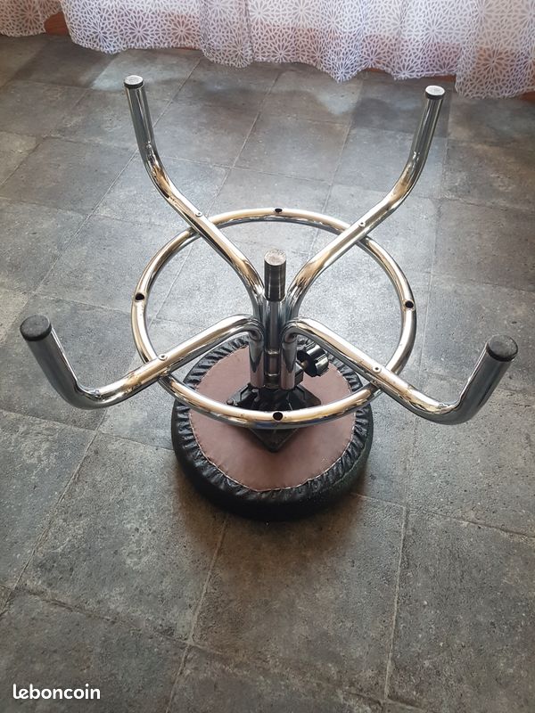 Tabouret chromé labo (image 4)