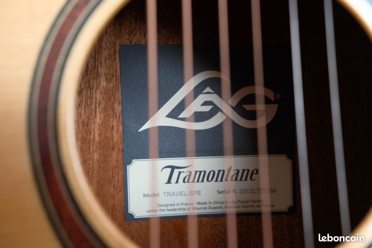 Guitare LAG Travel Spe + Etui (image 4)