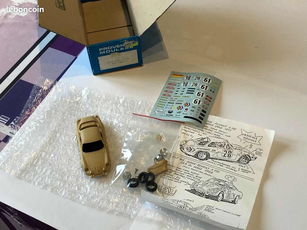 Kit Maquette Provence Moulage 1/43 Alpine A110 - Tour De Corse 1978 - Occasion