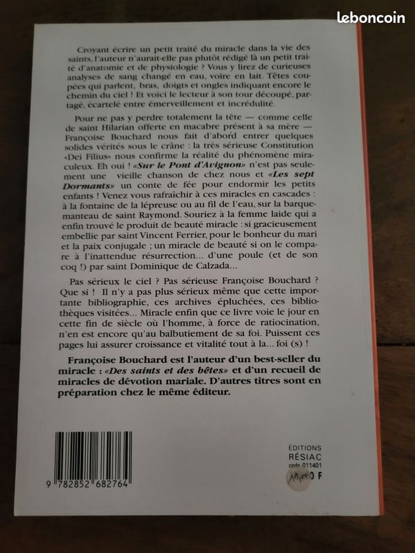 Françoise Bouchard - Le monde merveilleux des saints - Illustrations de Catherine Carré - Éditions Résiac (image 2)