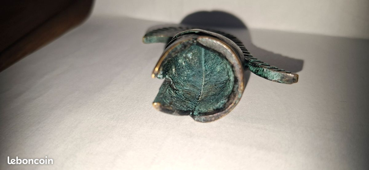 Casque miniature bronze grec (image 3)