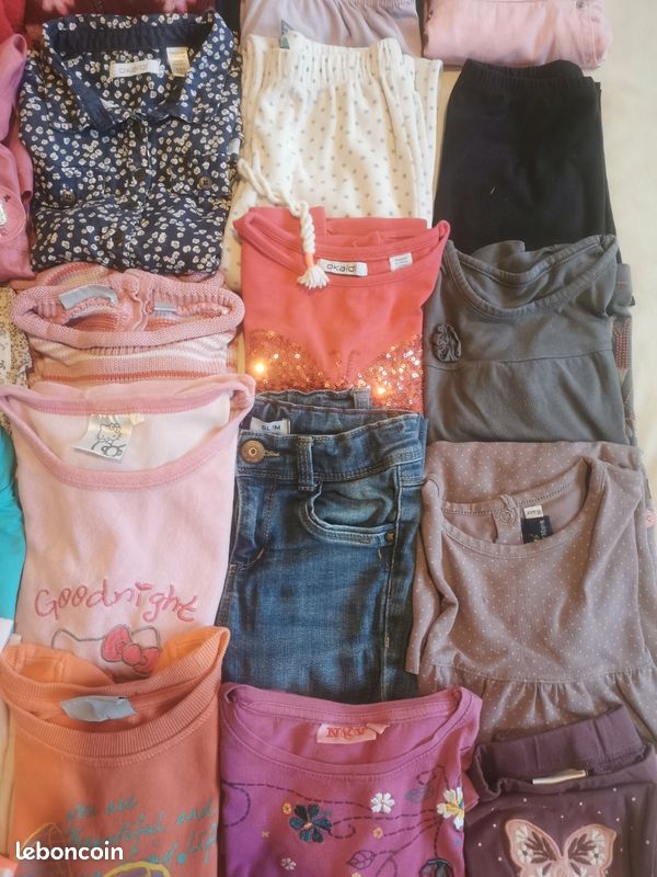Lot de 40 vêtements fille 6 ans (image 4)