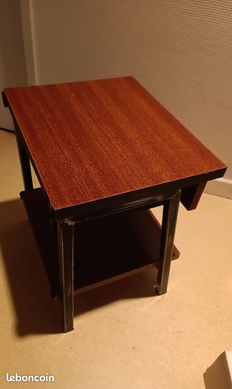 Petite table basse/ bout de canapé vintage (image 7)