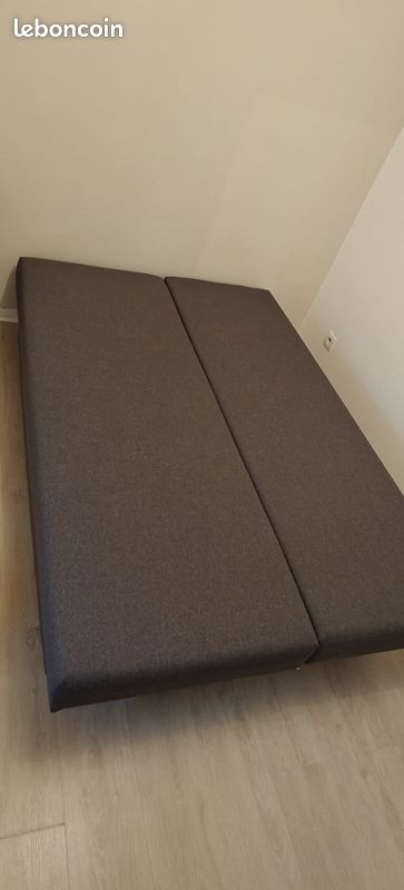 Canapé Ikea Alvdalen gris convertible très bon état (image 4)