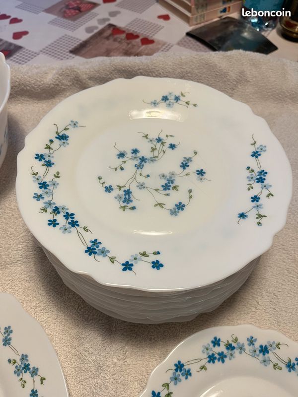 Lot De 2 Plats à Four Arcopal Myosotis – Motif Violettes, Violetta