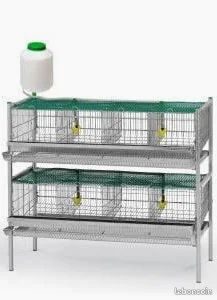 Cage pour cailles pondeuses avec extension 3 étages (image 1)