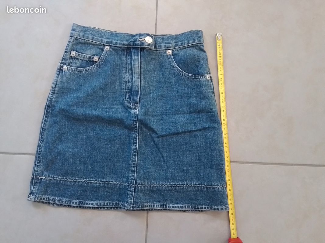 Jupe en jeans fille T 8ans (image 2)
