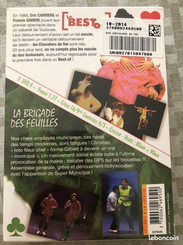 Les CHEVALIERS du FIEL 2 dvd (image 2)