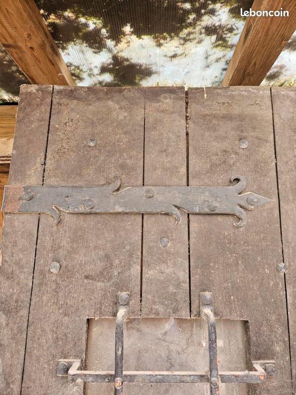 Porte ancienne en chêne (image 4)