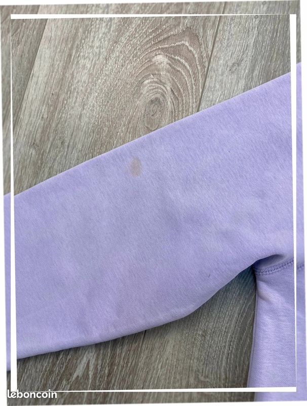 Hoodie/ Pull/ Sweat à capuche violet logo brodé Carhartt sur la manche #A22 - Taille XS (image 11)