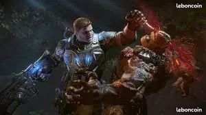 NOTÉ 19/20 PAR VIDEO_COM MARINES CONTRE ALIENS, DE LA TRONÇONNEUSE À LA GROSSE ARTILLERIE : PAS DE PITIÉ JEU XBOX 360 GEARS OF WAR 3. STICKERS MANETTES ET CONSOLE. JOUABLE SEUL ou À PLUSIEURS (image 6)