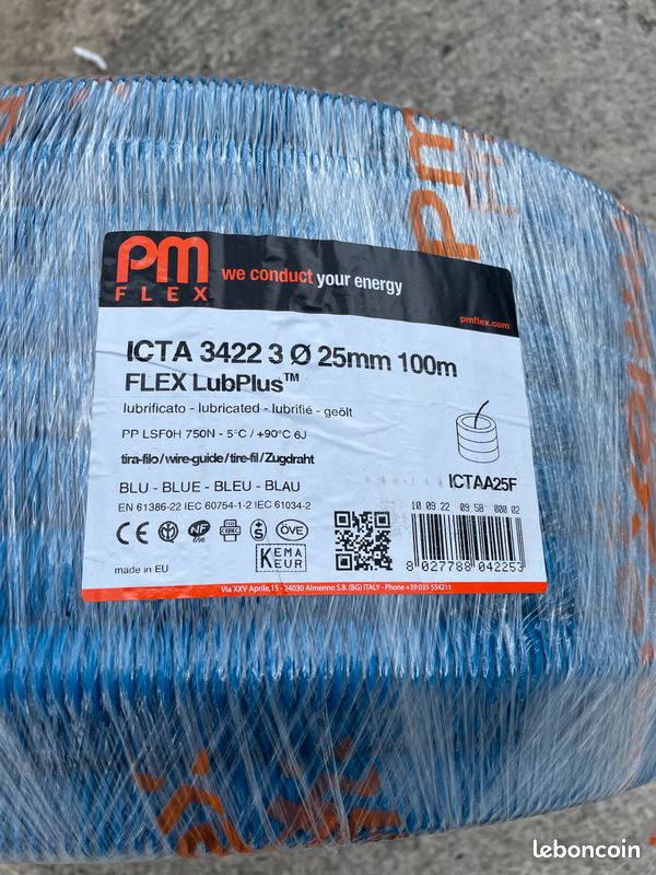 Gaine électrique ICTA diamètre 25 Mme 100m (image 1)