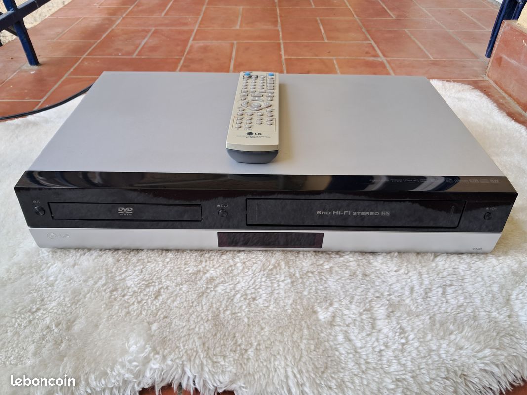 Combi Magnétoscope Lecteur DVD cassette enregistreur VHS K7 LG DVS7800