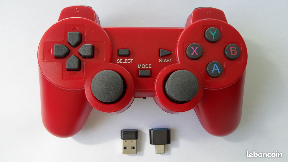 Manette Neuve Rouge sans fil 2,4 GHz (image 1)