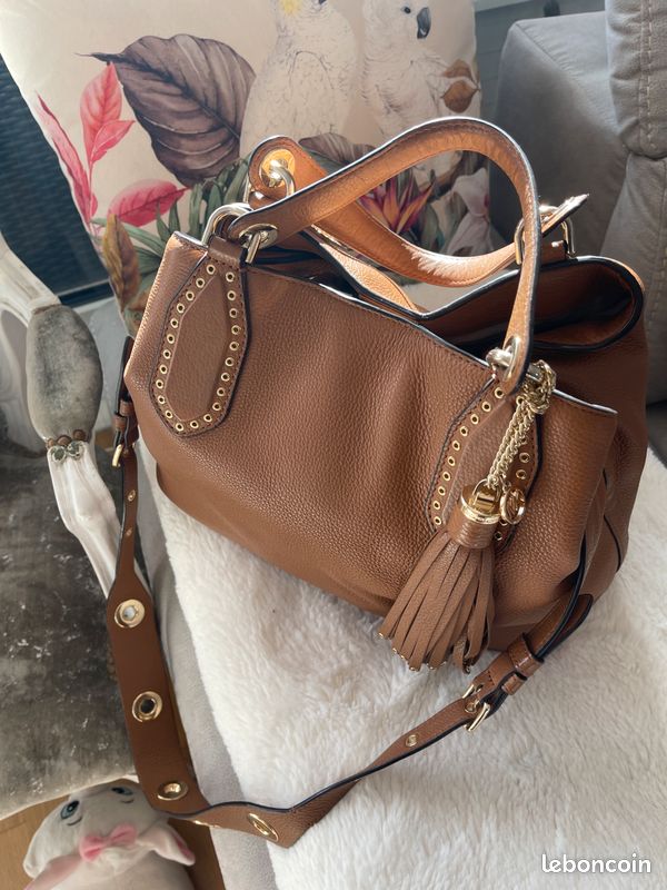 Sac cuir Camel Michael kors (image 4)
