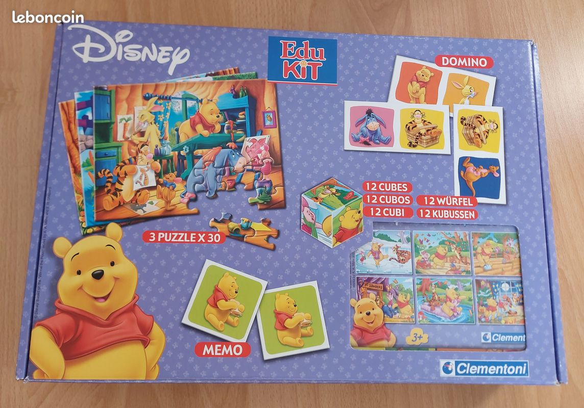 Coffret 4jeux "winnie l'ourson" (image 1)
