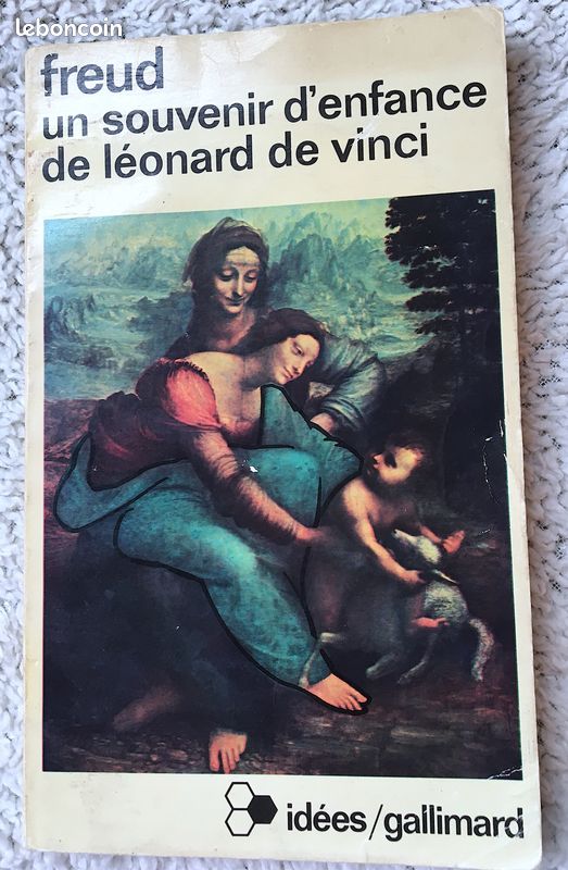 "Un souvenir d'enfance de Léonard de Vinci" de Sigmund Freud - Éditions Gallimard 1977 - Broché - Livre de poche (image 2)