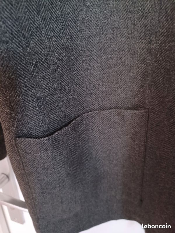Veste blazeur kaki élégante en toile (image 6)