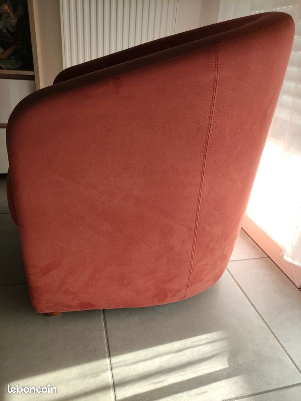 Fauteuil cabriolet velours (image 3)