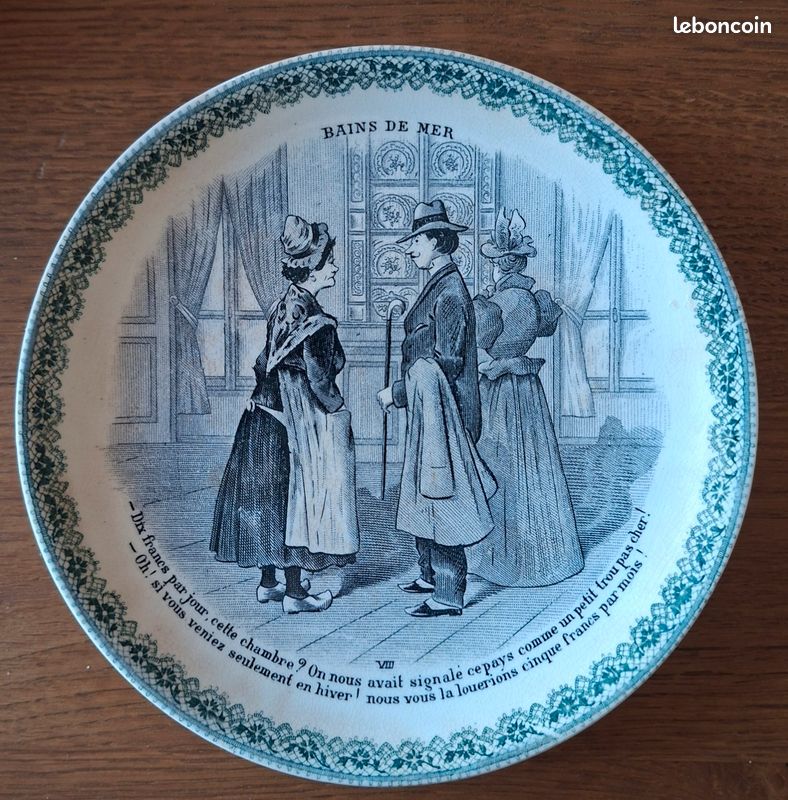 8 assiettes parlantes (Bains de Mer) (image 12)