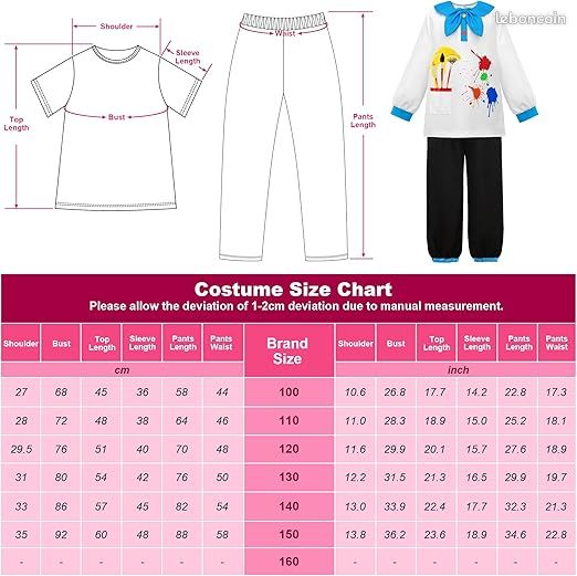 Costumizate! Déguisement de Maya pour enfant, taille 7-9, spécial pour les fêtes costumées ou carnaval Costumizate! Déguisement de Maya pour enfant, taille 7-9, spécial pour les fêtes costumées ou carnaval
