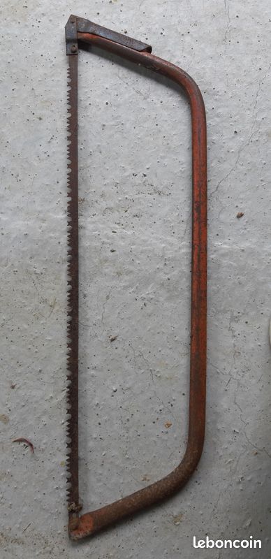 Ancienne scie à bois (image 1)