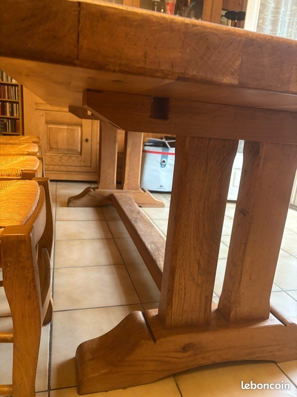Table en chêne + 6 chaises (image 3)