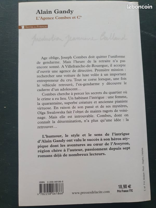 Livre de Alain Gandy : L'agence Combes et Cie (image 2)
