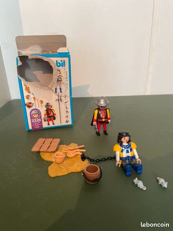 Lot Playmobil - Canon Géant Et Chevaliers - Réf. 3320/0873 - Univers Château - Occasion