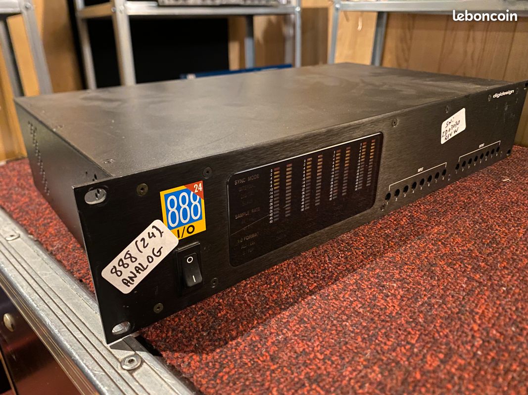 Interface audio Digidesign 888|24 I/O – 8 In / 8 Out analogiques + numériques (Pro Tools TDM) (image 1)